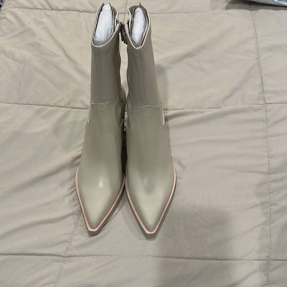 Dolce Vita Genuine Leather Boots-Sand/Cream - Picture 2 of 6